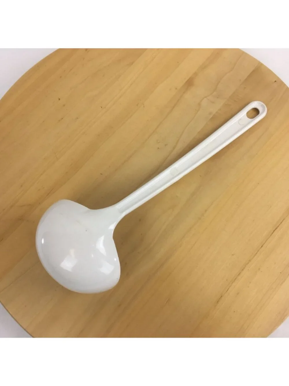 Vintage Ultratemp White Soup Ladle